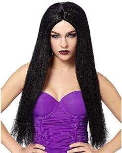 Long Black Witch Wig