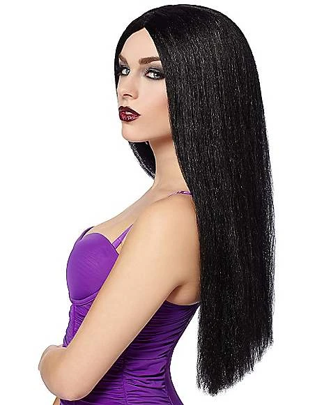 Long Black Witch Wig 2 Long Black Witch Wig - Image 2