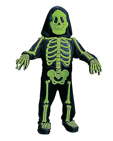 Toddler Totally Skelebones One Piece Costume 2 Toddler Totally Skelebones One Piece Costume - Image 2