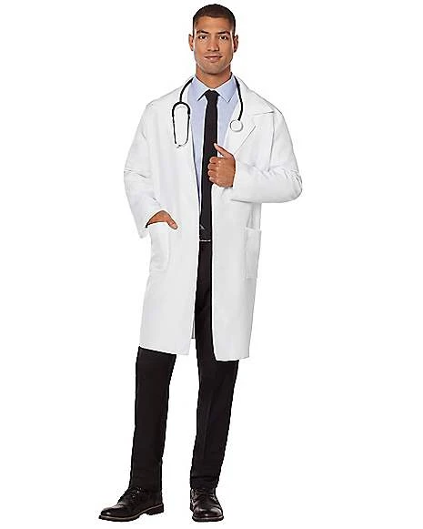 Adult Lab Coat Doctor Costume 1 Adult Lab Coat Doctor Costume