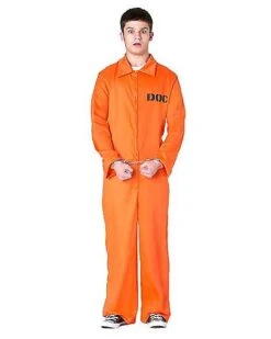 Adult Department Of Corrections Prisoner One Piece Costume -Holiday Discount Store 00580787 a