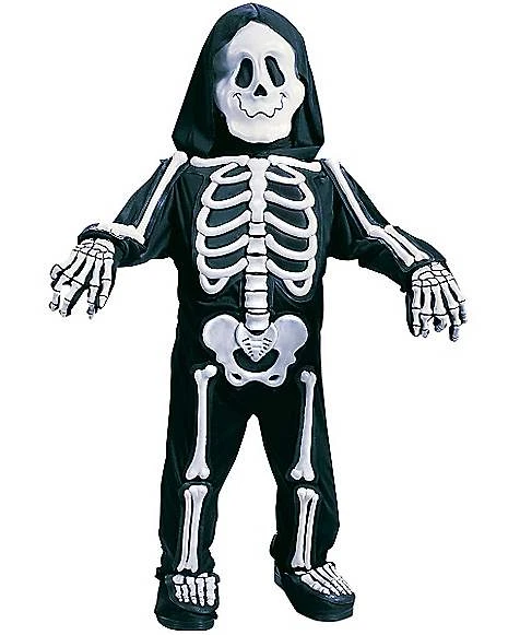 Toddler Totally Skelebones One Piece Costume 3 Toddler Totally Skelebones One Piece Costume - Image 3