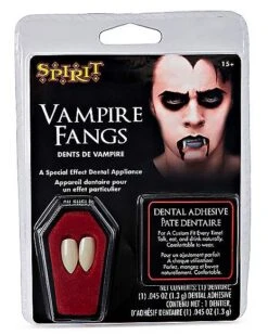 White Vampire Fangs -Holiday Discount Store 01097559 c