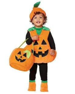 Baby Lil' Pumpkin Costume 6 Baby Lil' Pumpkin Costume -Holiday Discount Store 01135631 a