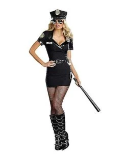 Adult Officer Anita Bribe Police Costume -Holiday Discount Store 01180835 a