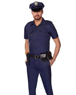 Adult Police Officer Costume - Deluxe 6 Adult Police Officer Costume - Deluxe -Holiday Discount Store 01261387 a