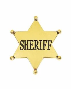 Western Sheriff Gold Badge