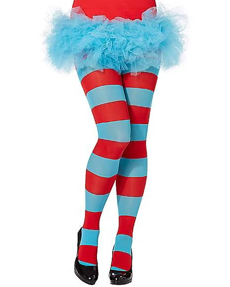 Thing 1 And 2 Striped Tights - Dr. Seuss 1 Thing 1 And 2 Striped Tights - Dr. Seuss