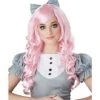 Pink Curls Doll Wig