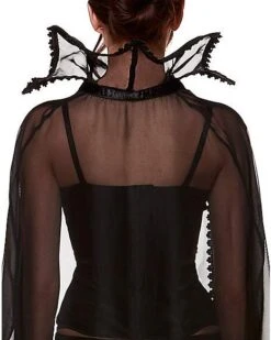 Adult Sheer Vampire Cape -Holiday Discount Store 01346543 d