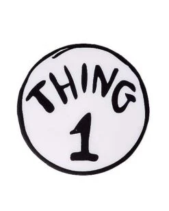 Adult Thing 1 And Thing 2 Romper Costume - Dr. Seuss -Holiday Discount Store 01360056 b