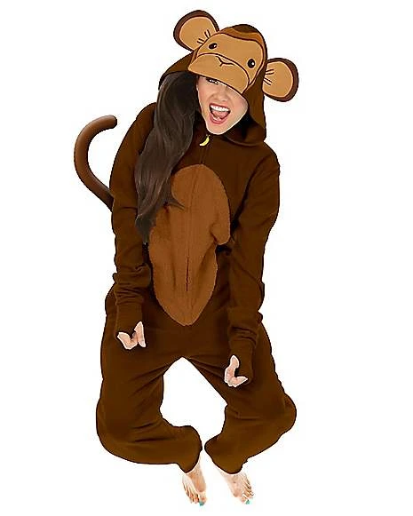 Adult Monkey Union Suit 2 Adult Monkey Union Suit - Image 2