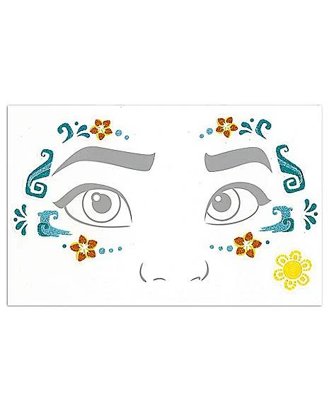 Moana Face Decal Set - Moana 1 Moana Face Decal Set - Moana
