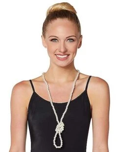 Faux Pearl Necklace -Holiday Discount Store 01389675 d