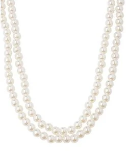 Faux Pearl Necklace -Holiday Discount Store 01389675 e