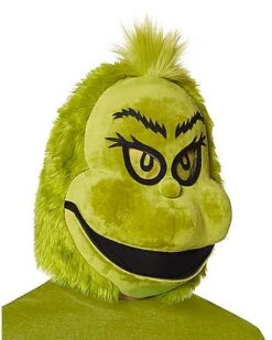 Moving Mouth The Grinch Full Mask - Dr. Seuss -Holiday Discount Store 01391499 c