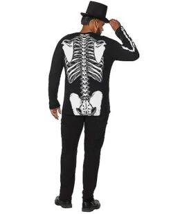 Long Sleeve Skeleton T Shirt -Holiday Discount Store 01395417 b