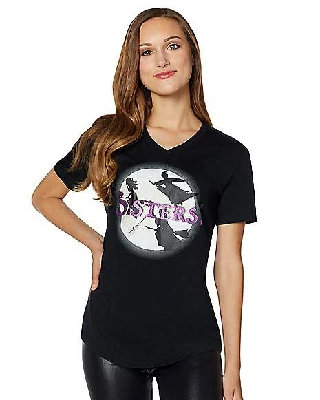 Sanderson Sisters Full Moon T Shirt - Hocus Pocus 1 Sanderson Sisters Full Moon T Shirt - Hocus Pocus