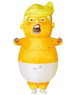 Adult Baby Prez Inflatable Costume