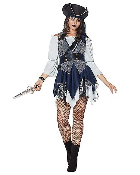 Adult Castaway Beauty Pirate Costume - The Signature Collection 1 Adult Castaway Beauty Pirate Costume - The Signature Collection