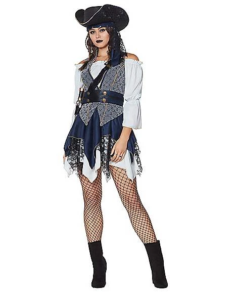 Adult Castaway Beauty Pirate Costume - The Signature Collection 3 Adult Castaway Beauty Pirate Costume - The Signature Collection - Image 3