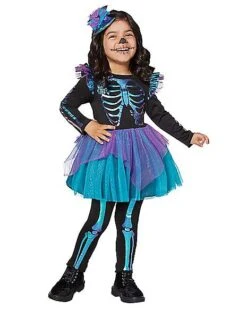 Toddler Oil Slick Skeleton Costume