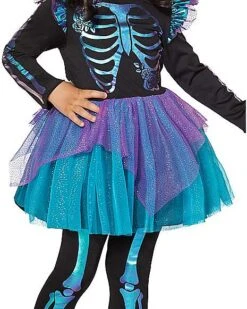 Toddler Oil Slick Skeleton Costume -Holiday Discount Store 01436377 c