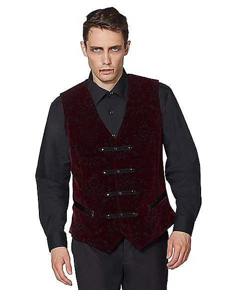 Velvet Victorian Vampire Vest 1 Velvet Victorian Vampire Vest