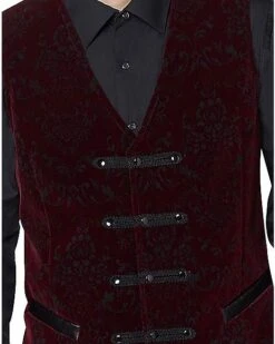 Velvet Victorian Vampire Vest 7 Velvet Victorian Vampire Vest -Holiday Discount Store 01437722 d
