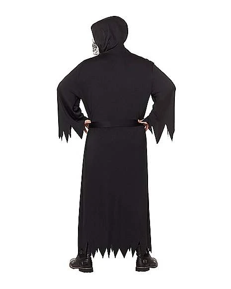 Adult Grim Reaper Plus Size Robe 2 Adult Grim Reaper Plus Size Robe - Image 2