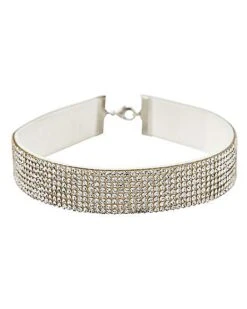 Rhinestone Choker Necklace
