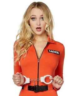 Adult Prisoner Catsuit Costume 5 Adult Prisoner Catsuit Costume -Holiday Discount Store 01464726 c
