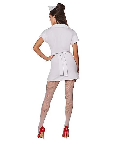 Adult Classic Nurse Costume 3 Adult Classic Nurse Costume - Image 3