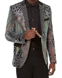 Adult '20s Multicolored Jacket -Holiday Discount Store 01488824 c