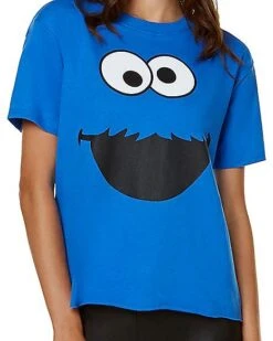 Adult Cookie Monster T Shirt - Sesame Street -Holiday Discount Store 01496322 c