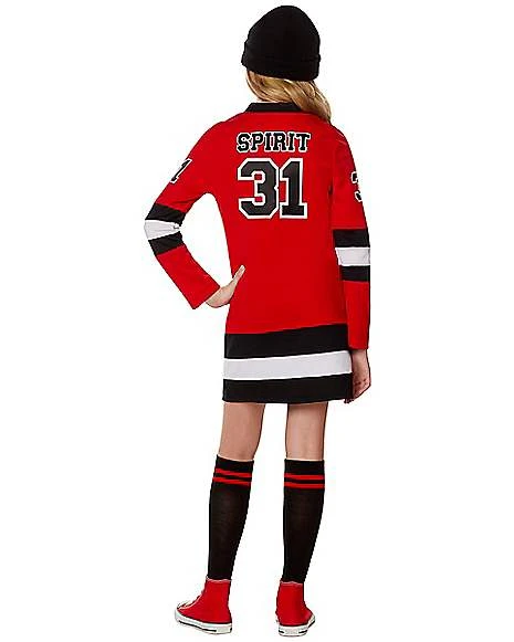 Kids Hockey Jersey Dress 2 Kids Hockey Jersey Dress - Image 2