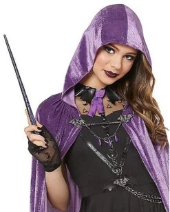 Kids Coven Academy Hooded Cloak - Deluxe 5 Kids Coven Academy Hooded Cloak - Deluxe -Holiday Discount Store 01523315 c