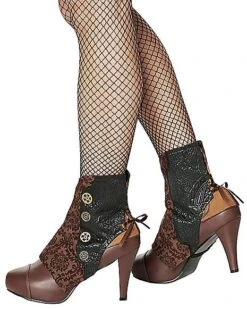 Printed Steampunk Shoe Covers