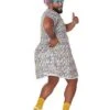 Adult Grandma Flower Dress Costume