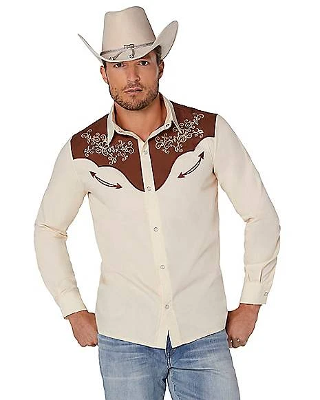 Adult Western Cowboy Shirt 1 Adult Western Cowboy Shirt