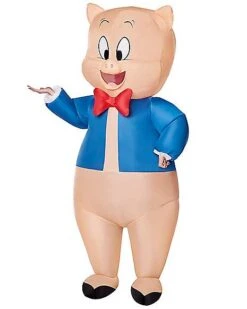 Adult Porky Pig Inflatable Costume - Looney Tunes