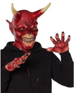 Devil Mask With Hands -Holiday Discount Store 01550474 c
