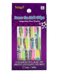 '80s Press On Nails -Holiday Discount Store 01564392 c