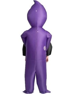 Kids Light-Up Purple Ghoul Pick-Me-Up Inflatable Costume -Holiday Discount Store 01565191 c