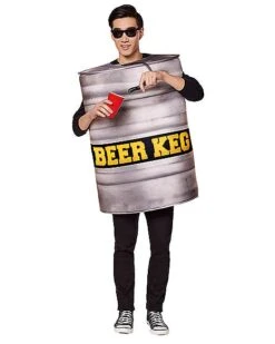 New Products 15 Adult Beer Keg Costume