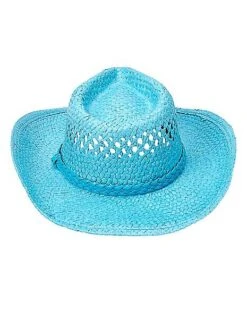 Blue Straw Cowboy Hat -Holiday Discount Store 01573013 e