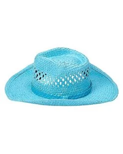 Blue Straw Cowboy Hat -Holiday Discount Store 01573013 g