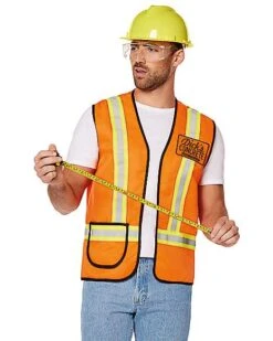 Funny Construction Worker Costume Kit