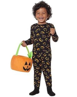 Toddler Jack-O'-Lantern Pajama Set -Holiday Discount Store 01578616 a