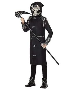 Kids Skeleton Undertaker Costume